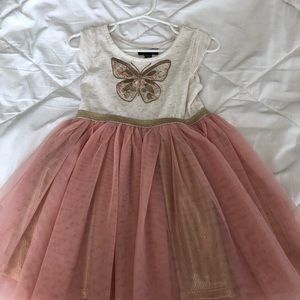Girls Shimmer Butterfly Dress